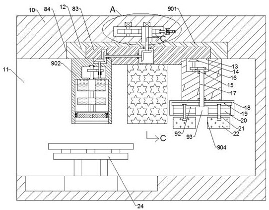 Painting make-up spraying equipment for automatically repairing surfaces of damaged metal parts