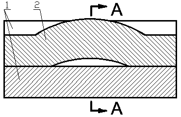 Anti-rollover locking metal support