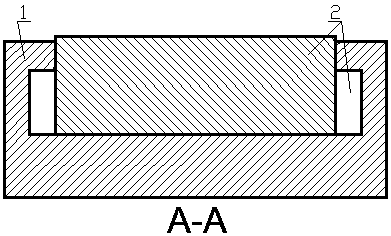 Anti-rollover locking metal support