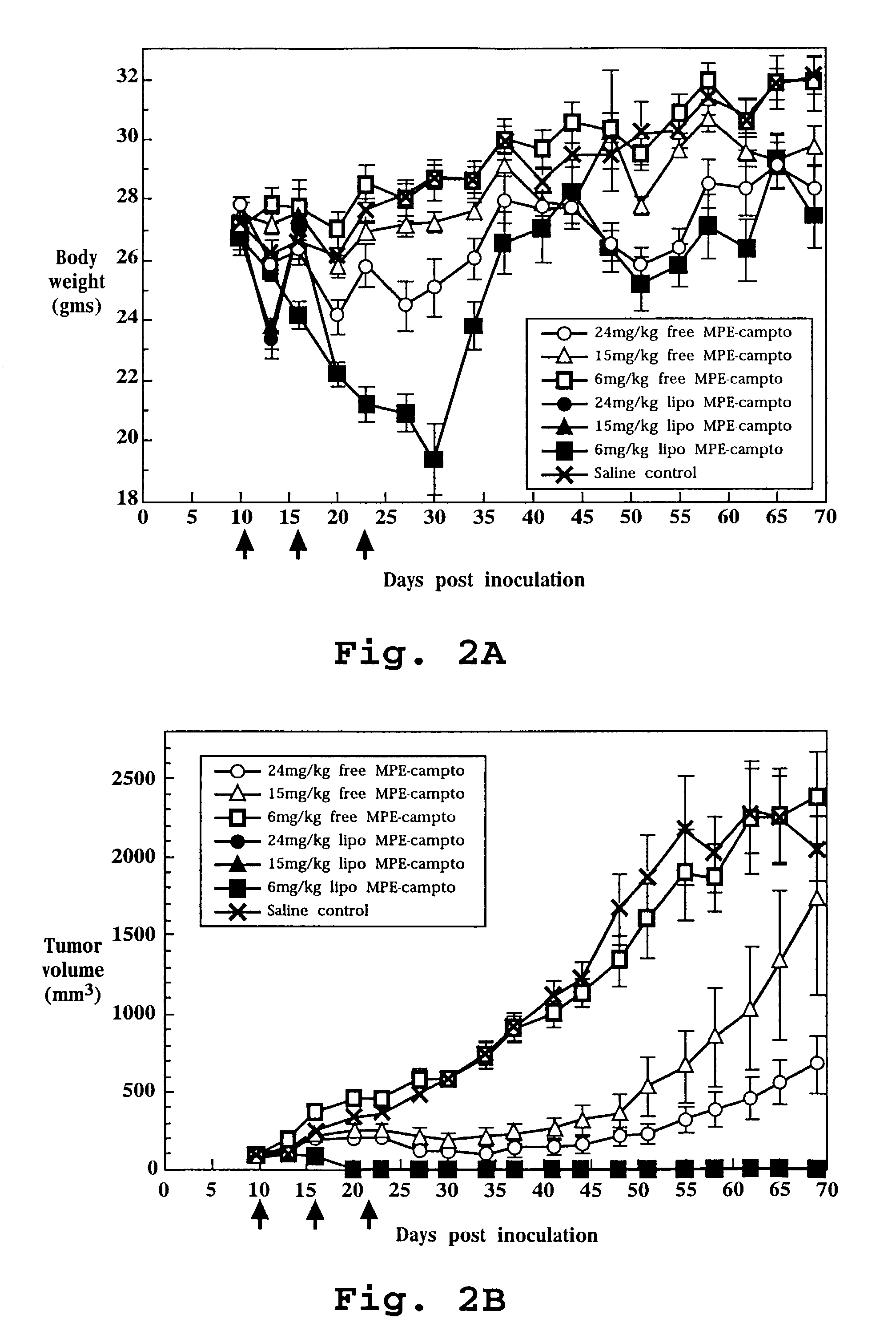 Liposome-entrapped topoisomerase inhibitors