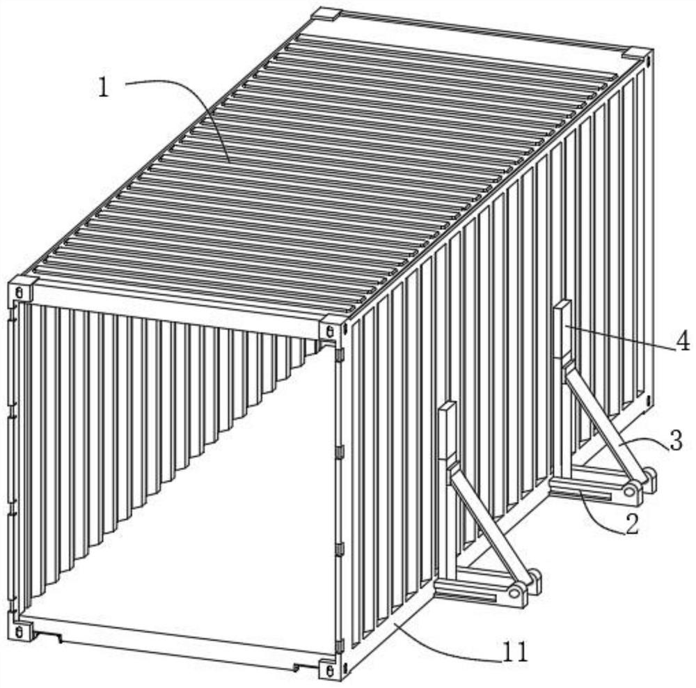 Anti-rollover container