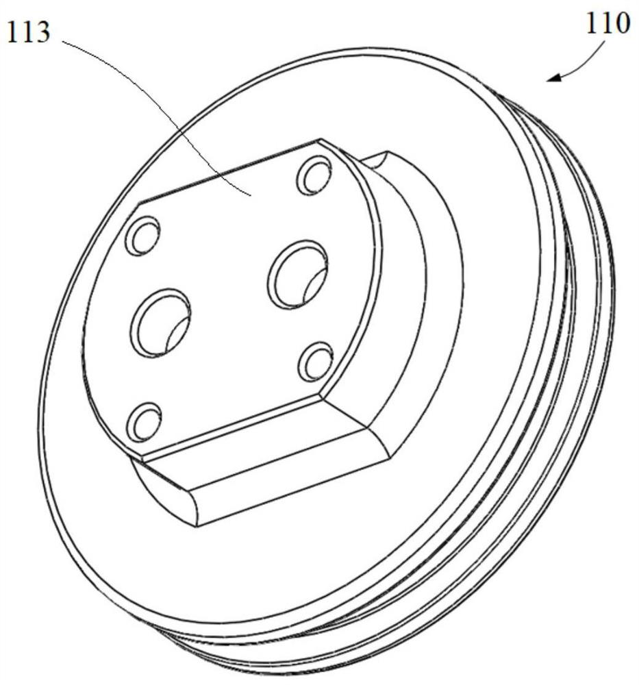 A pair of u hinges