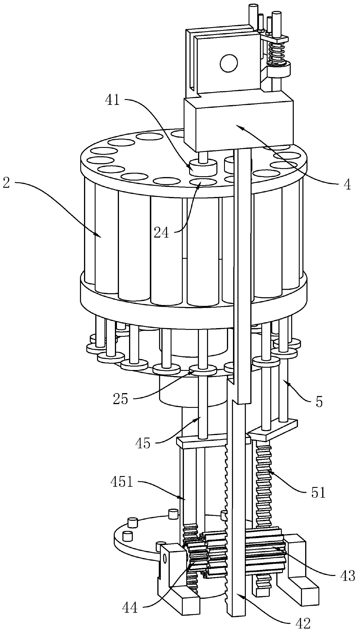 Wax column forming equipment