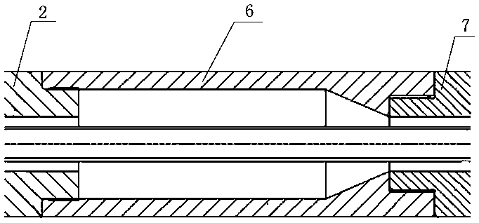 A seamless steel pipe piercing machine ejector