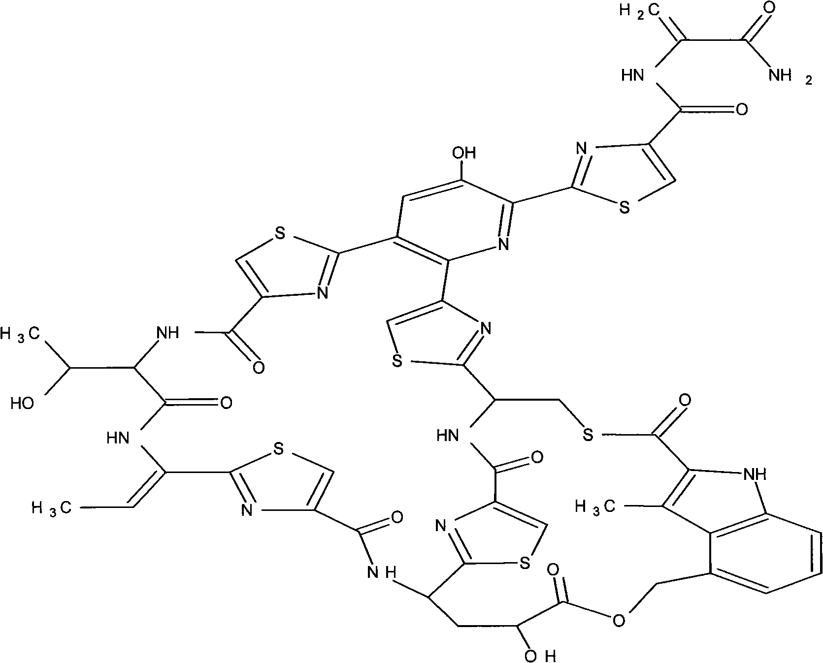 Method for testing content of nosiheptide preparation