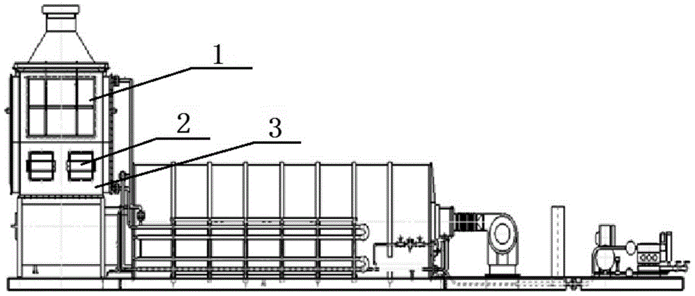 A method for cleaning ash and slag on convection section fins of steam injection boiler