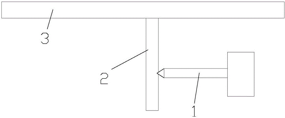 Knife hitting plate wear automatic compensating method of contact type knife damage detection system