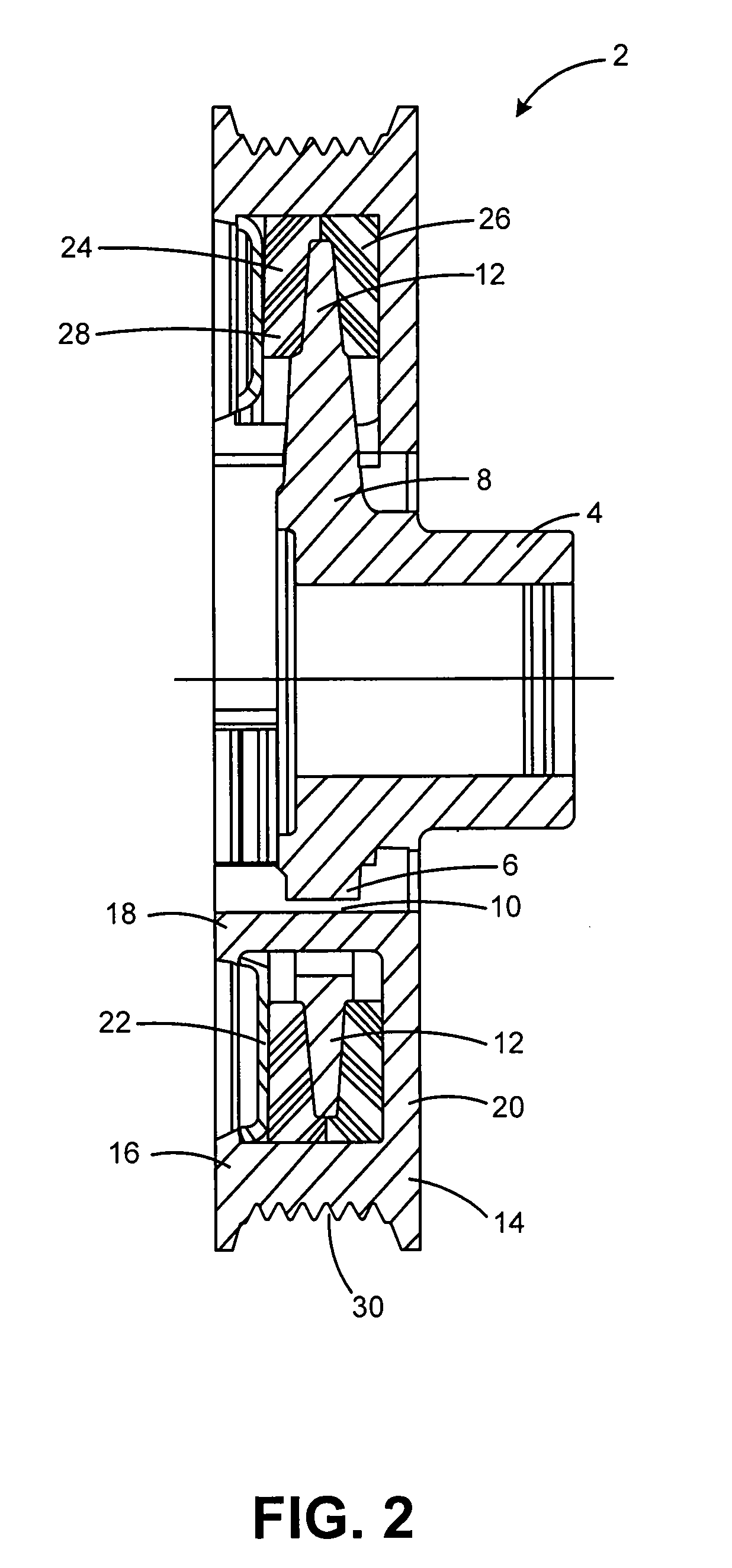 Torsional vibration damper