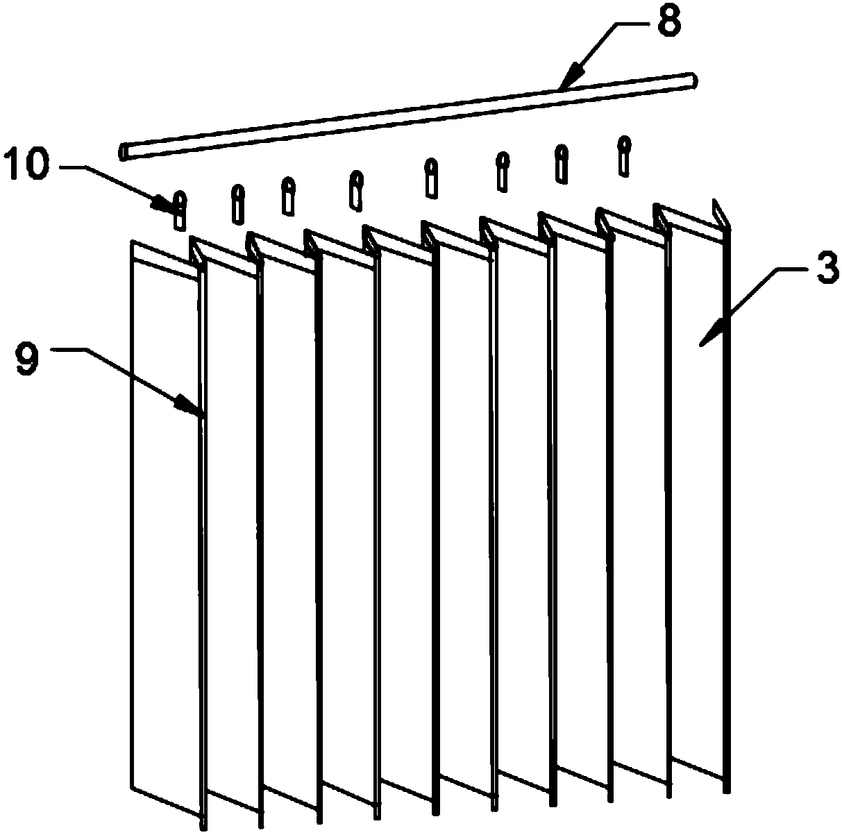 Conveniently folded air-filtering screen door window