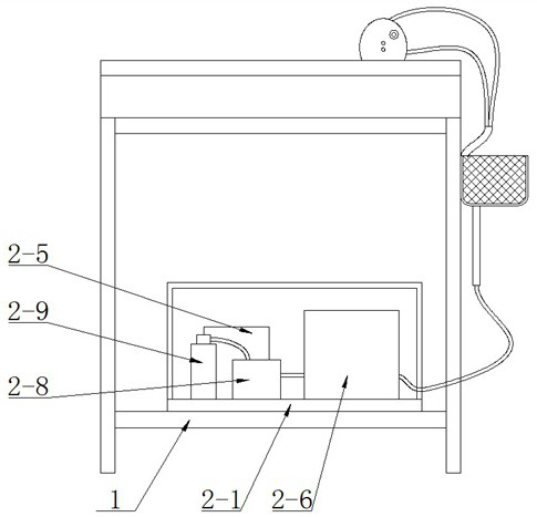 Movable chronic obstructive pulmonary disease internal circulation breathing exercise device