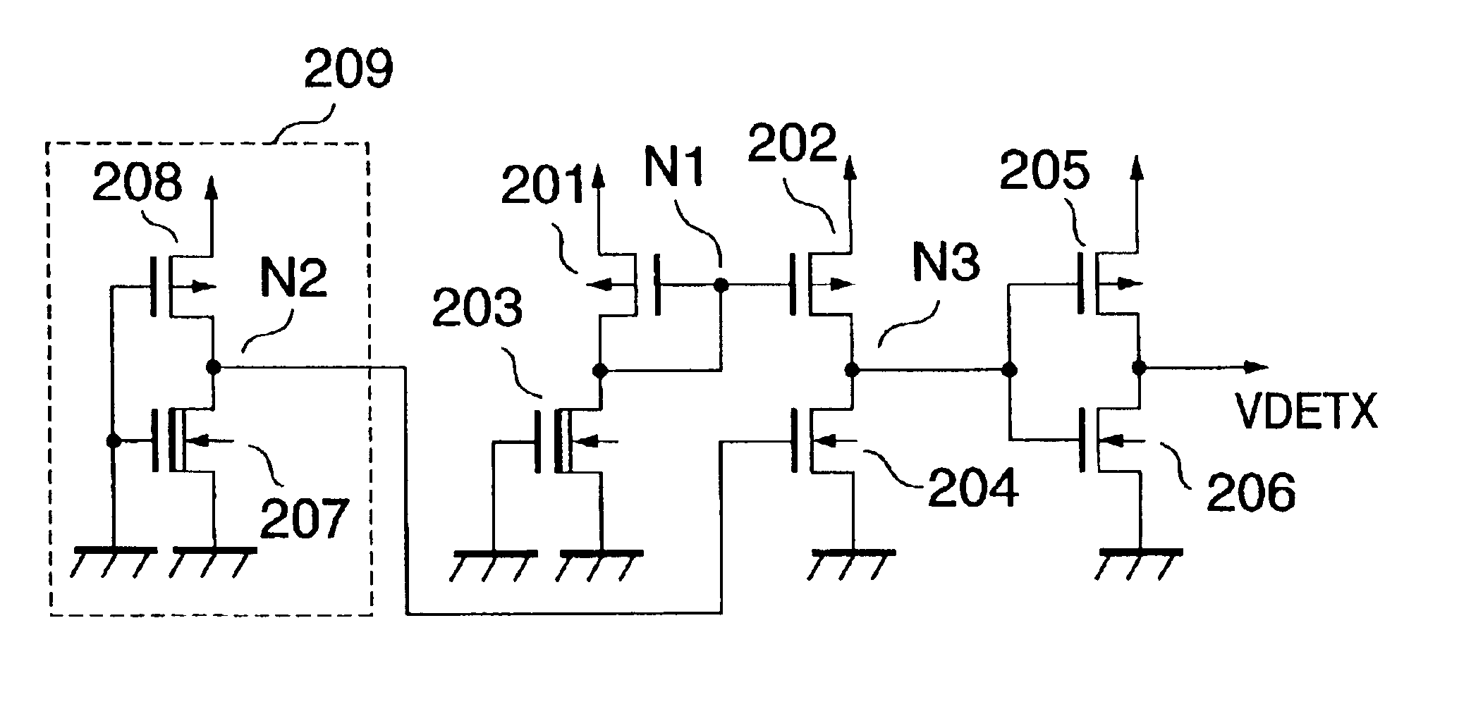 Voltage detecting circuit