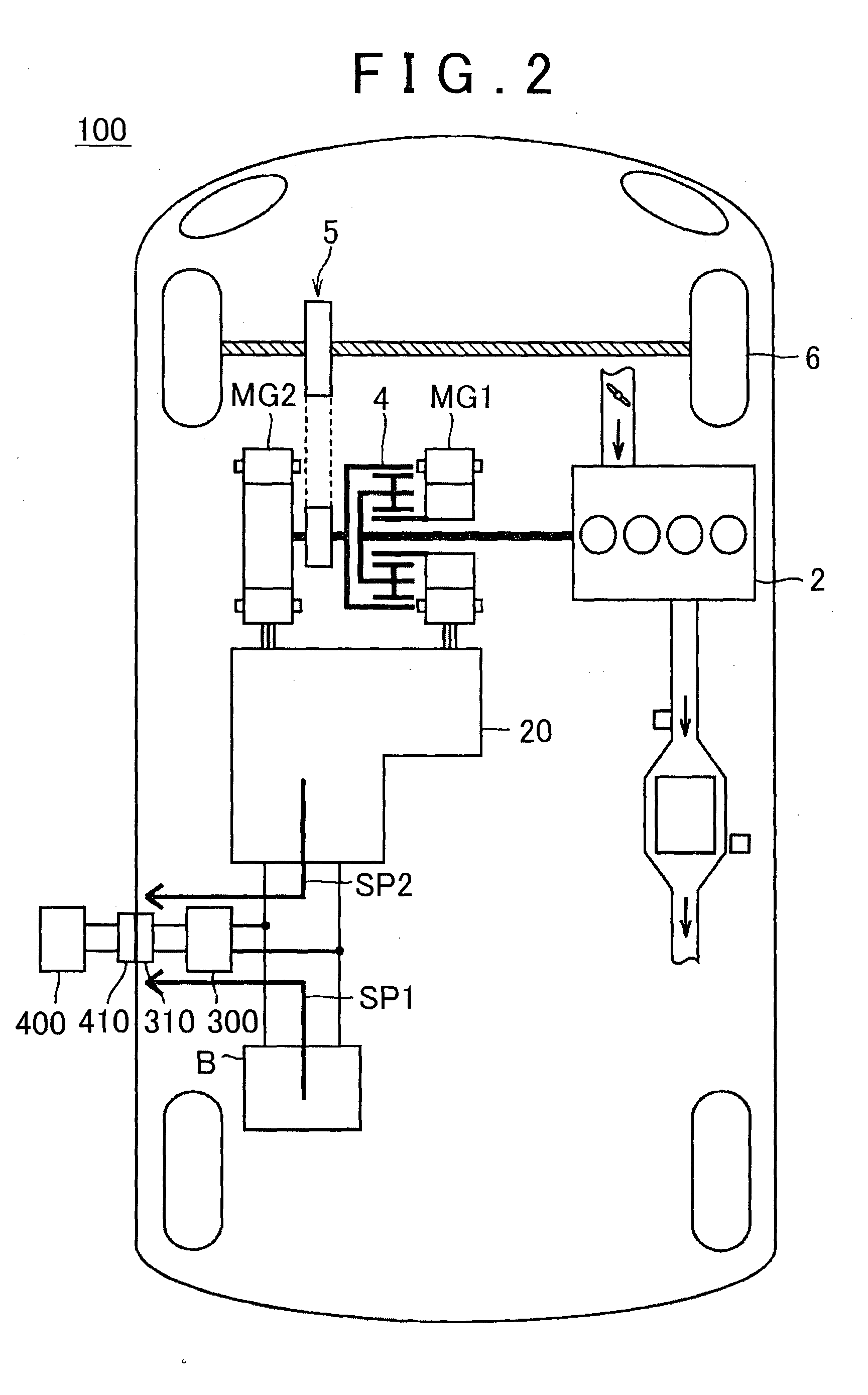 Hybrid vehicle, control method for hybrid vehicle, and controller for hybrid vehicle