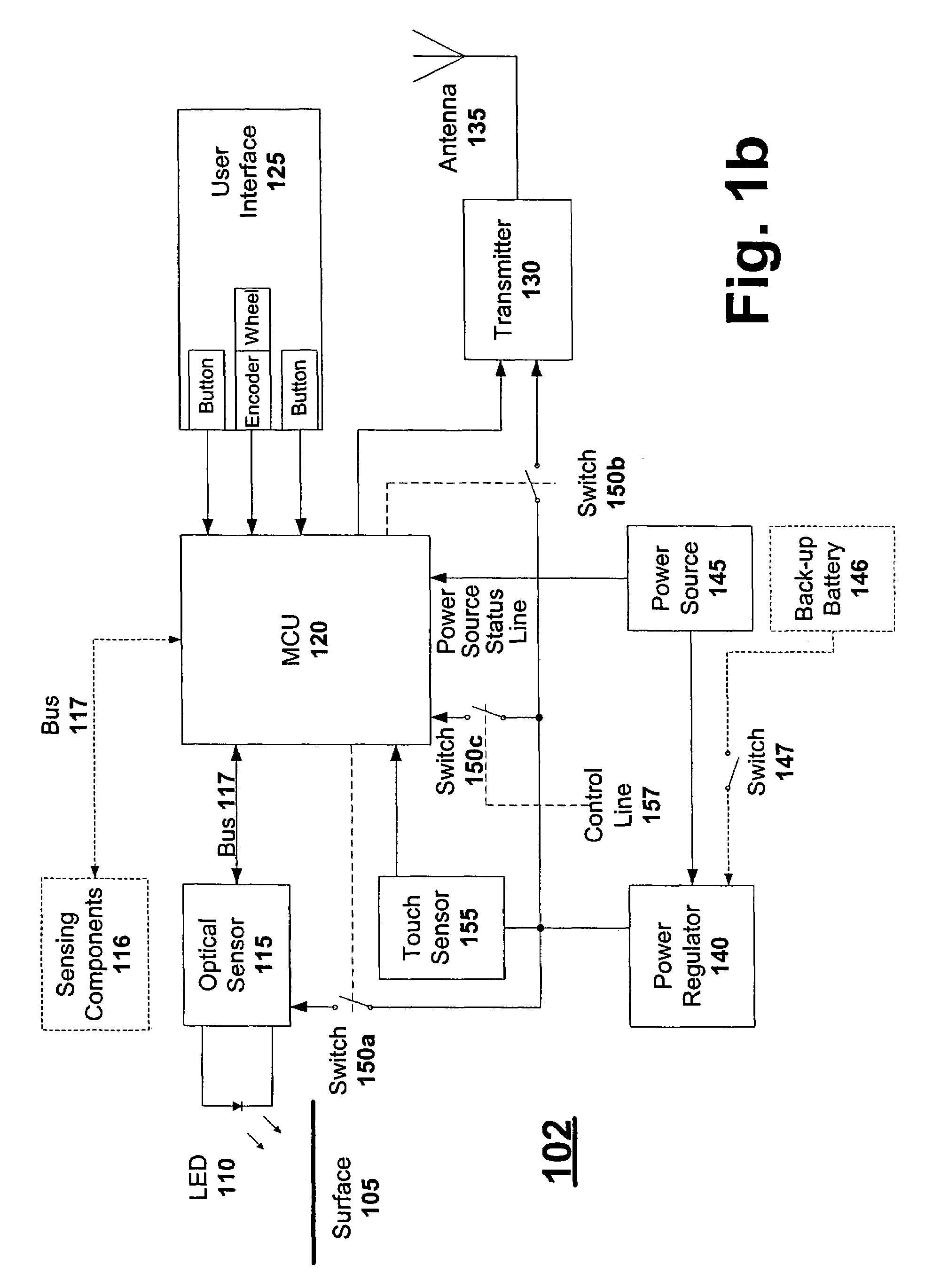 Wireless optical input device