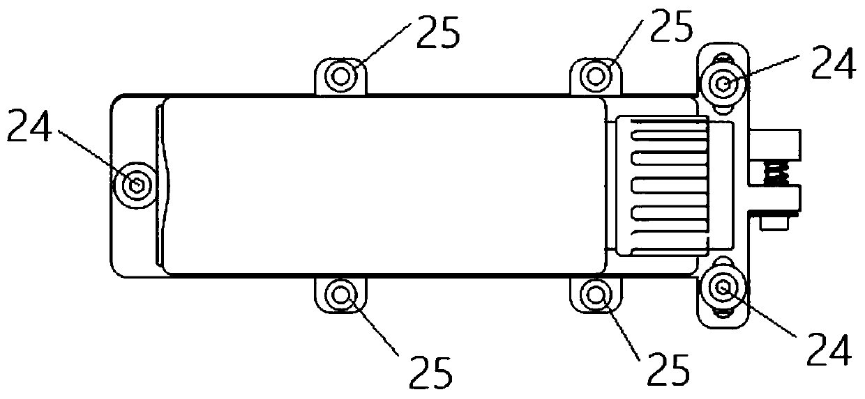 Laser target spot calibration device of laser obstacle clearing system