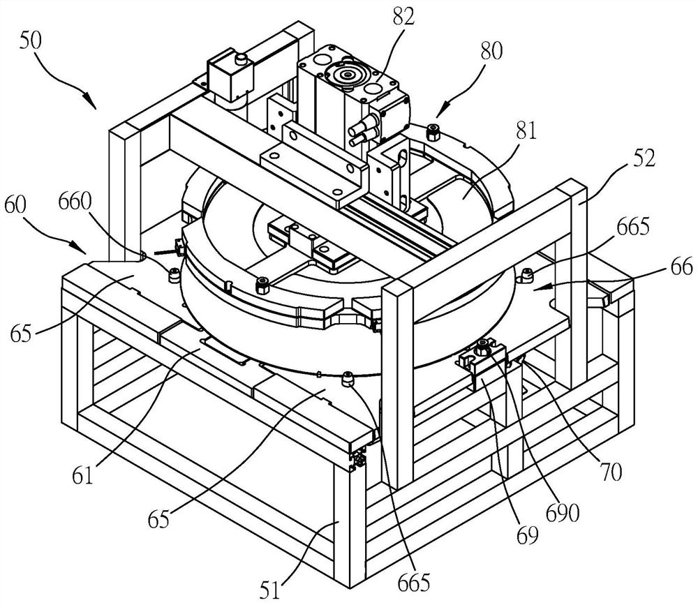 Bonding and releasing device for wireless electrostatic chuck, automatic bonding and releasing system for wireless electrostatic chuck and bonding and releasing method for wireless electrostatic chuck