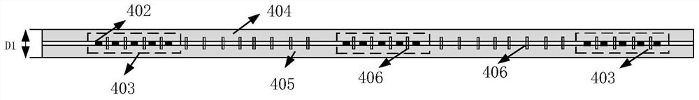 Strip type surrounding rock pressure monitoring device, monitoring method and mounting method