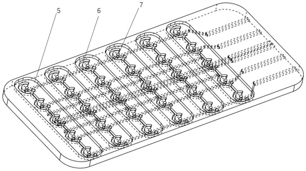 Micro-fluidic chip for monitoring virus electrical impedance in real time