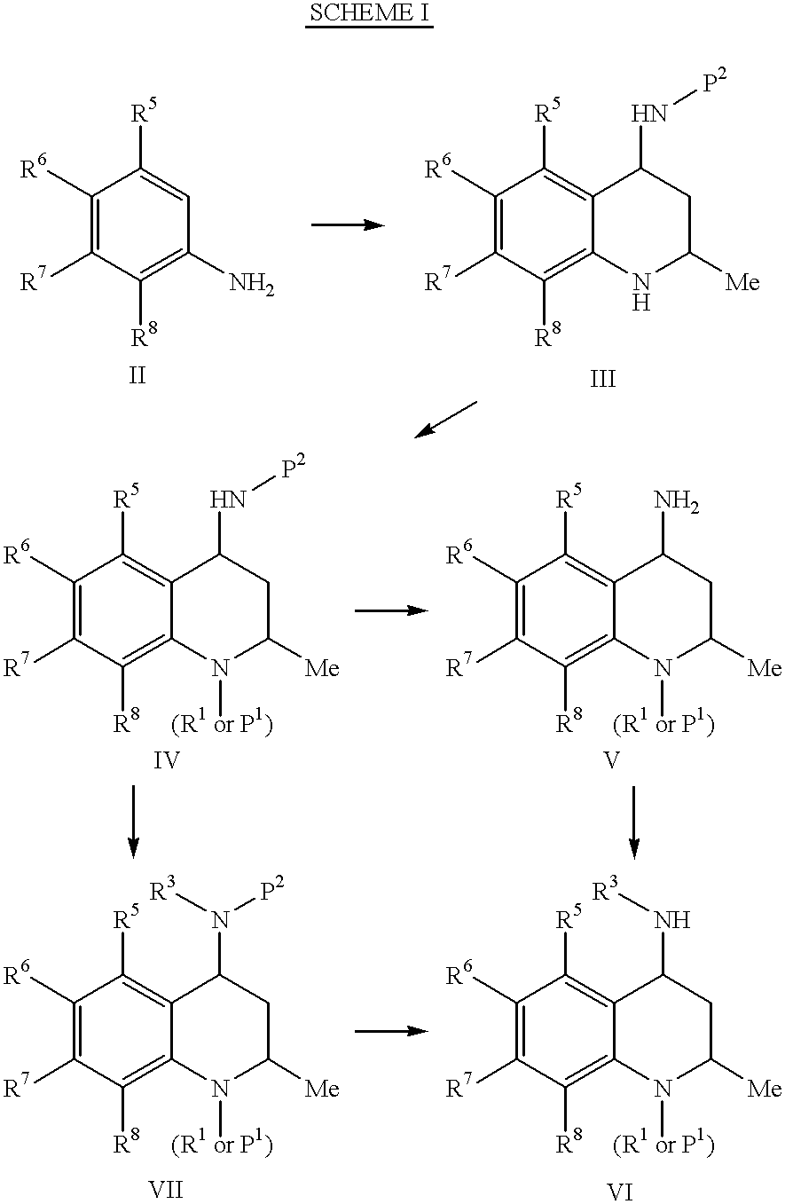 Oxy substituted 4-carboxyamino-2-methyl-1,2,3,4-tetrahydroquinolines