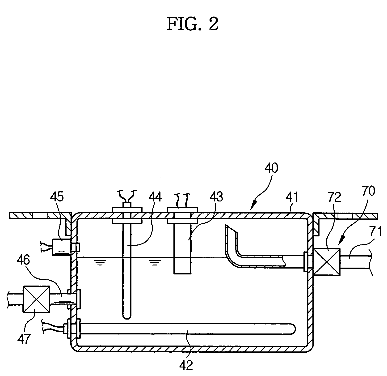 Washing machine having deodorizing means and control method thereof