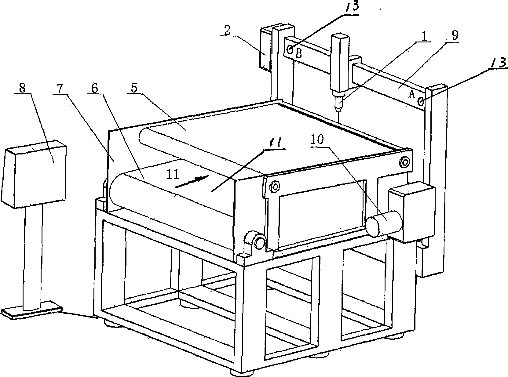 Tobacco shred cutting method using water cutting machine and device thereof