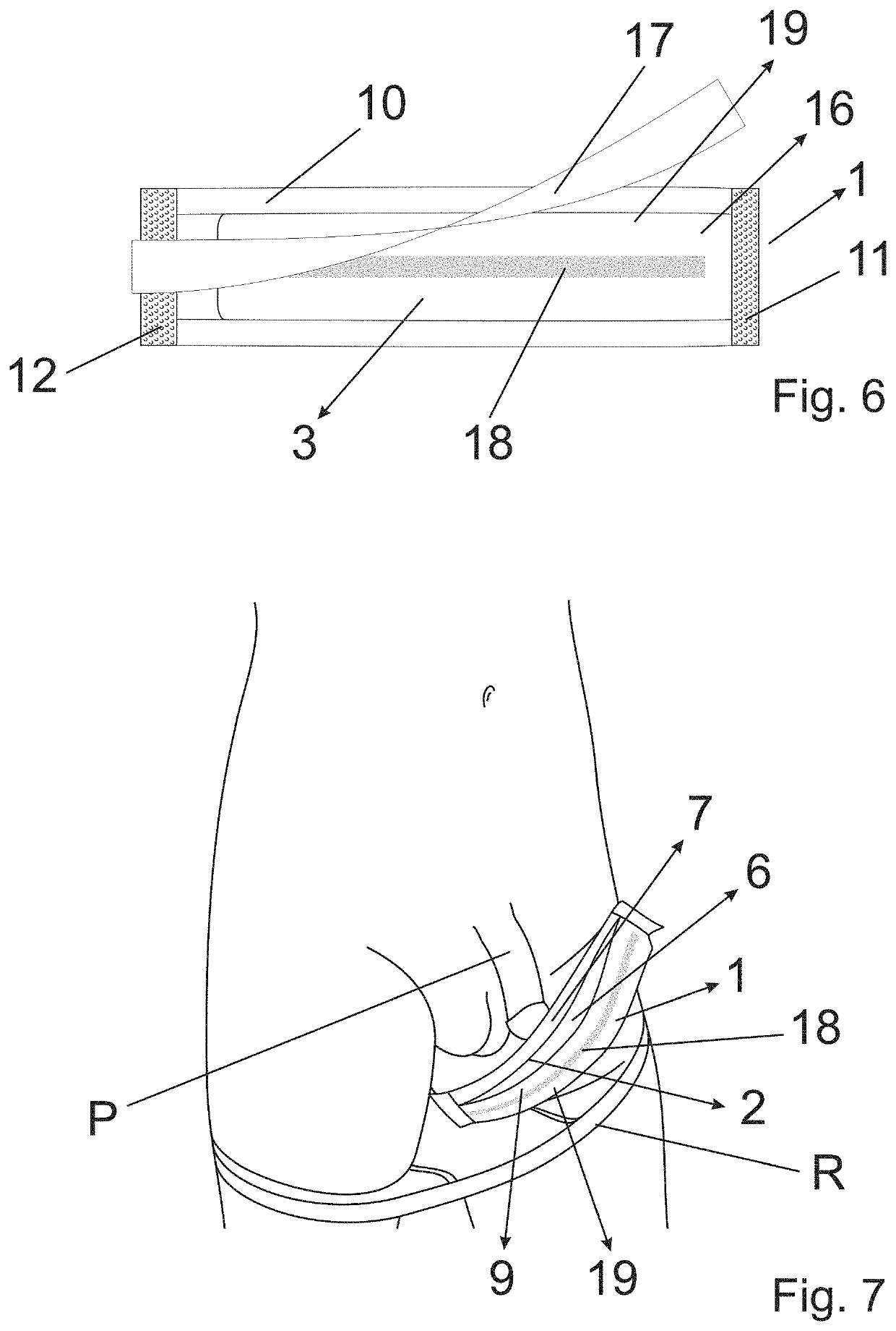 Incontinence pad for men