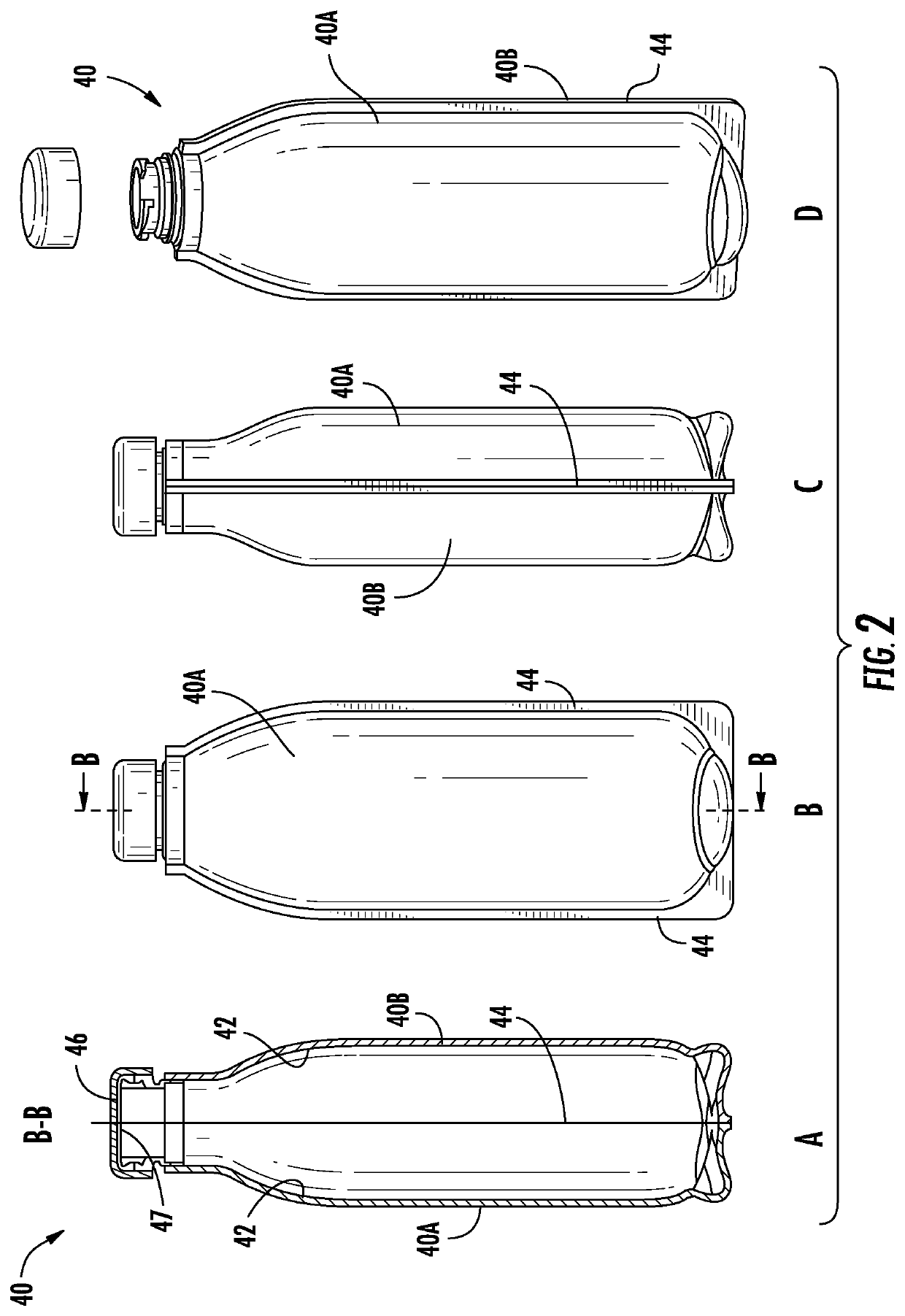 Environmentally friendly liquid container and method of manufacture