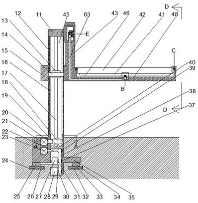 A mobile vertical garage with dual power sources