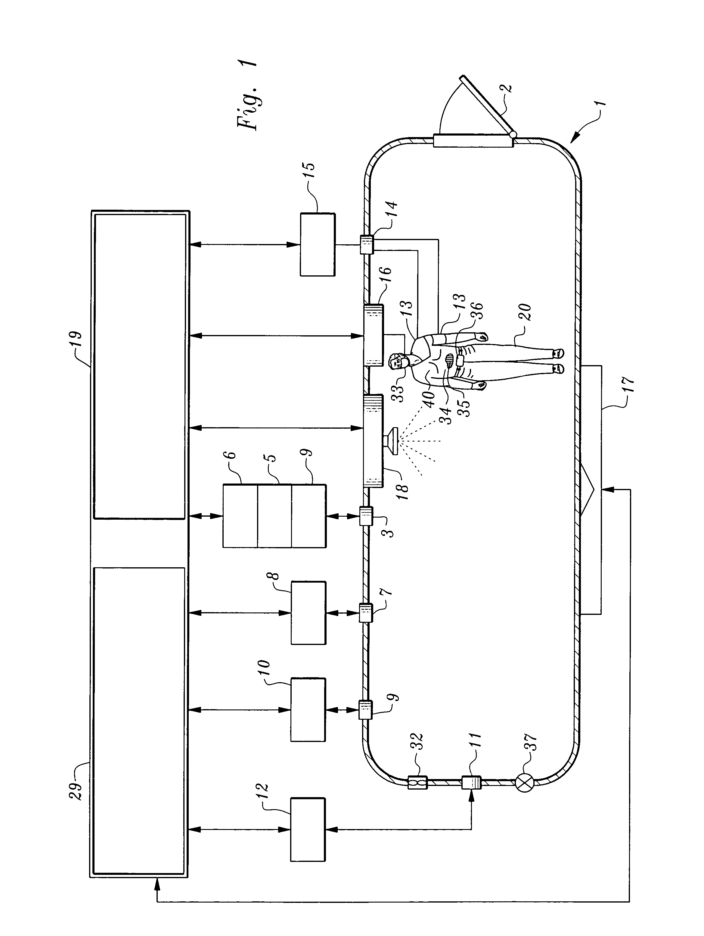 Apparatus and method for increasing, monitoring, measuring, and controlling perspiratory water and solid loss at reduced ambient pressure