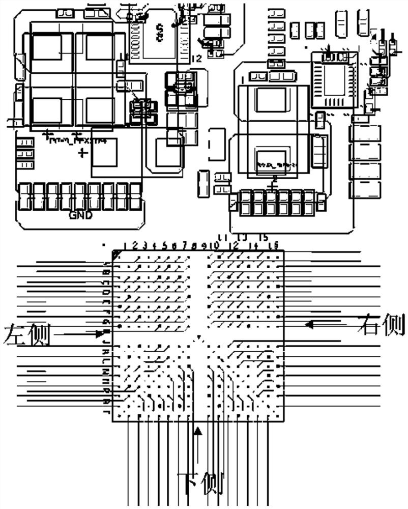 Chip line sequence adjusting method and device and computer readable storage medium