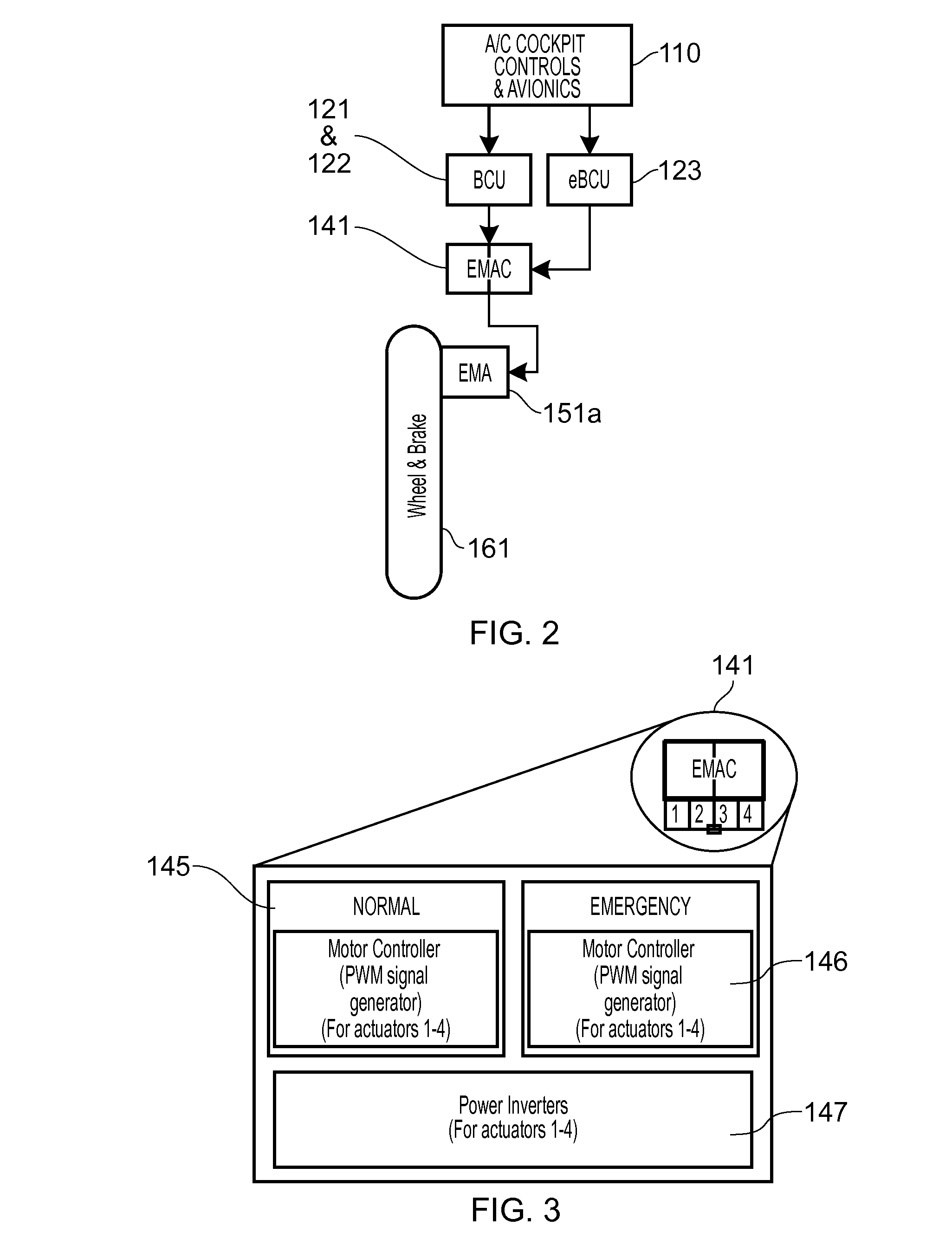 Aircraft electric braking system