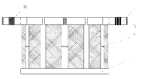 Sectional wolfram wire mesh heater for sapphire single crystal furnace