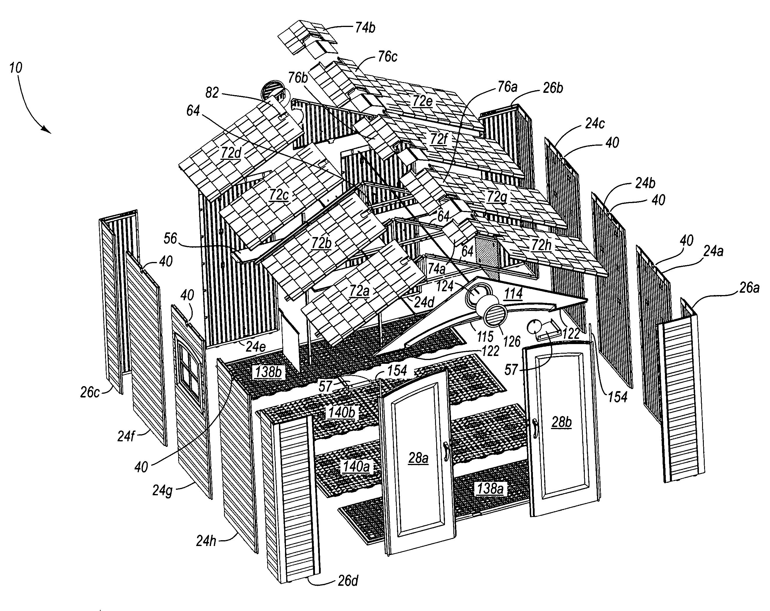 System and method for constructing a modular enclosure