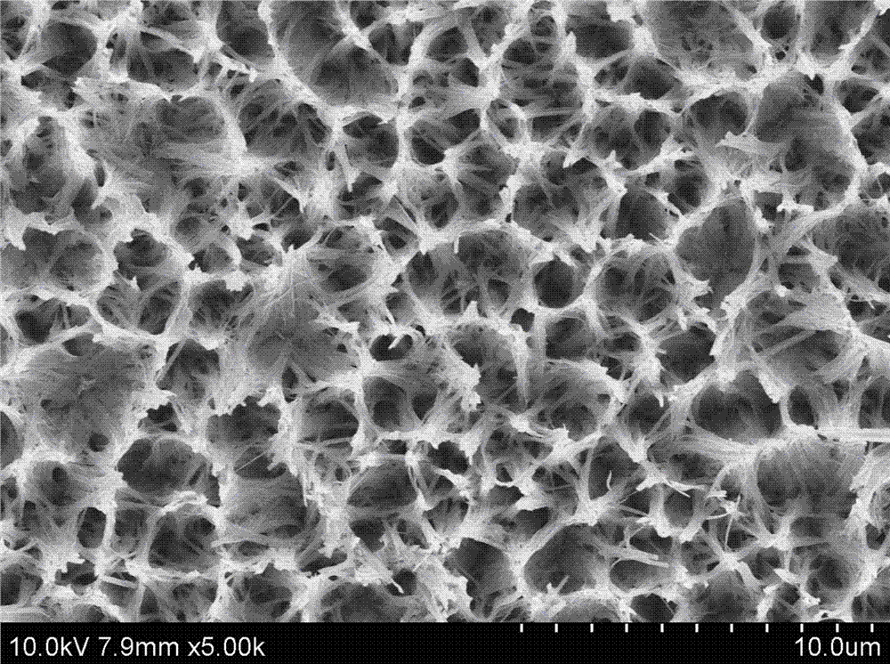 Tungsten oxide nano-belt structure electrochromic film preparation method