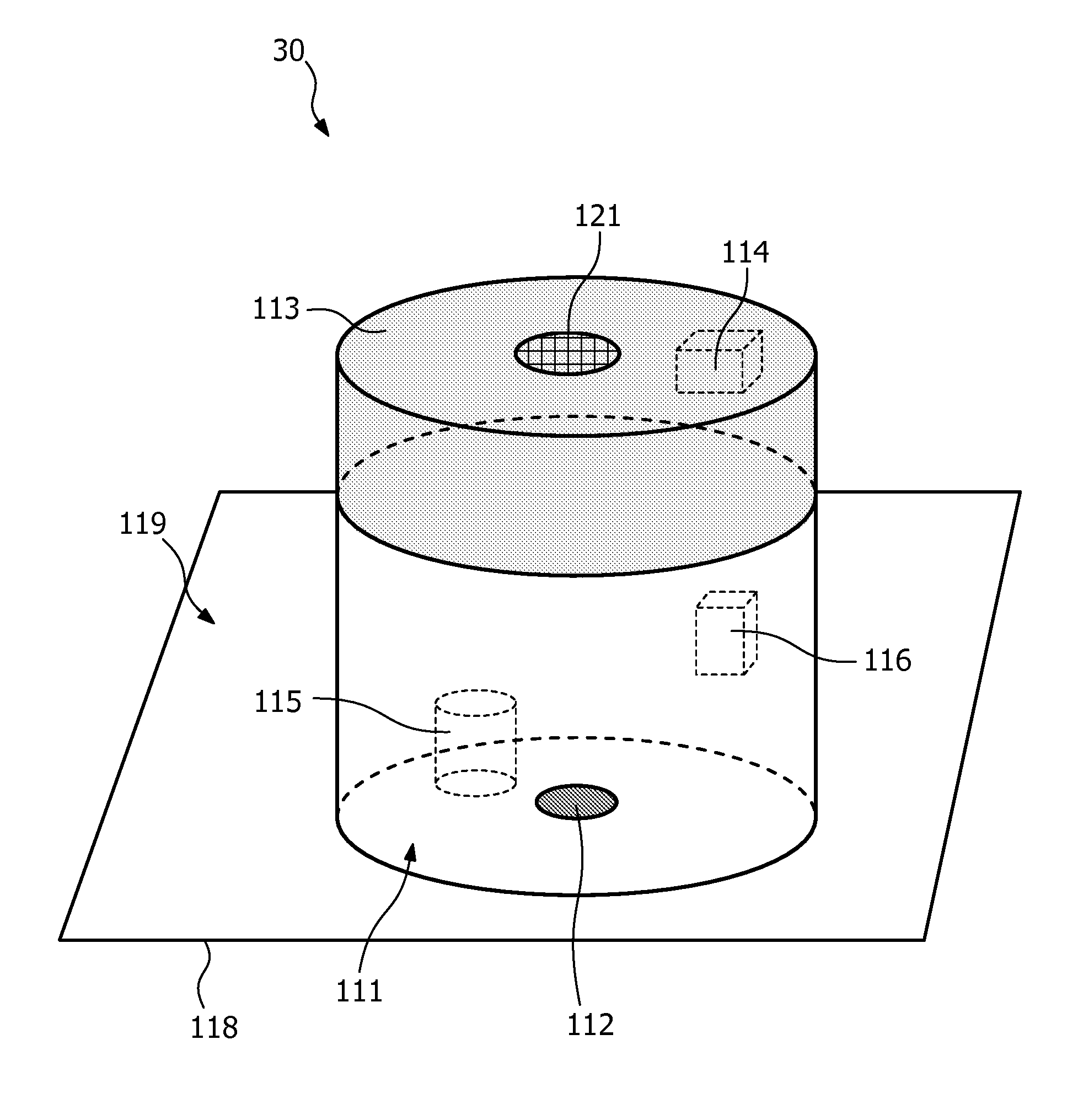 Object, method and system for transmitting information to a user