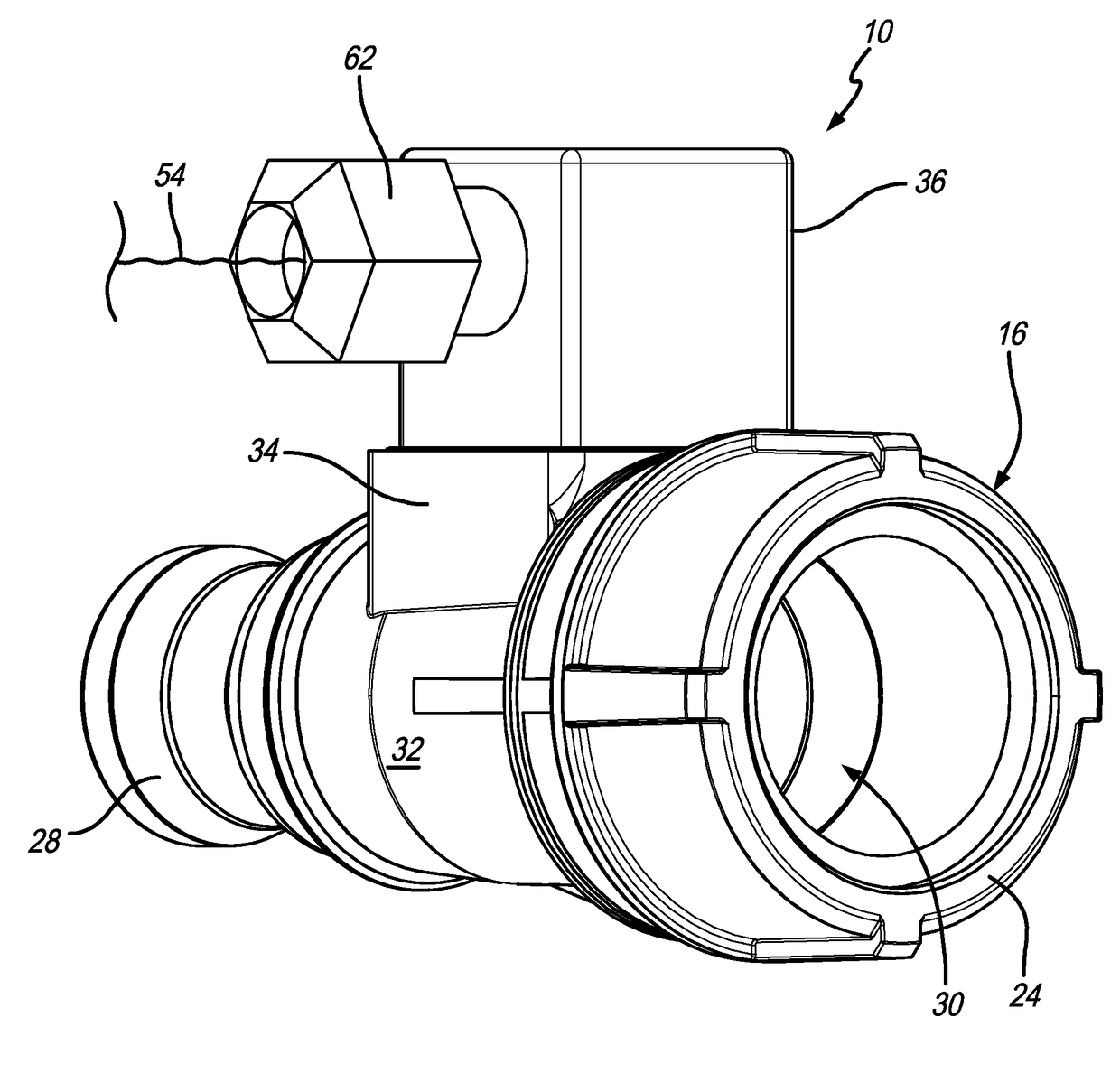 Integrated water detection sensor