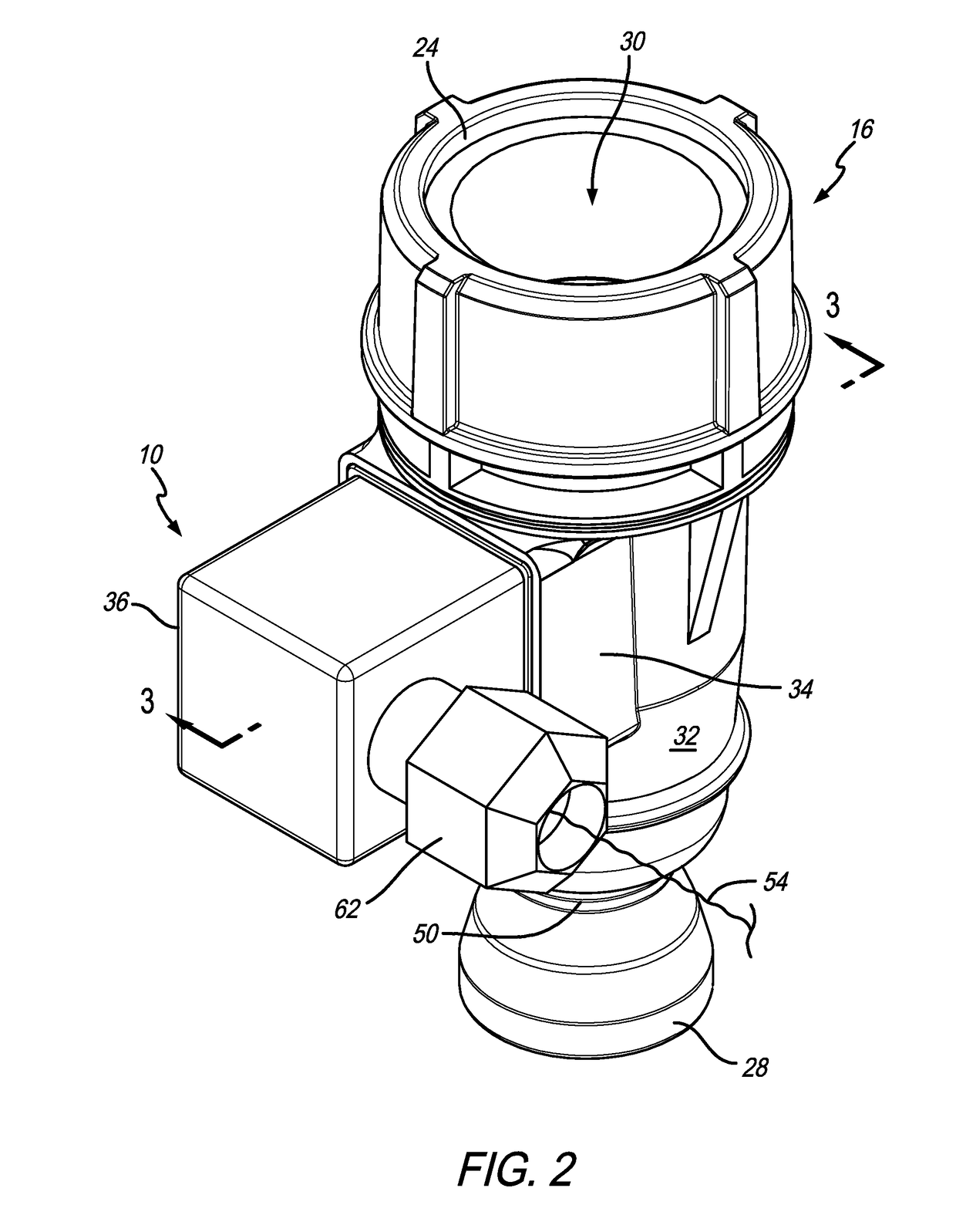 Integrated water detection sensor