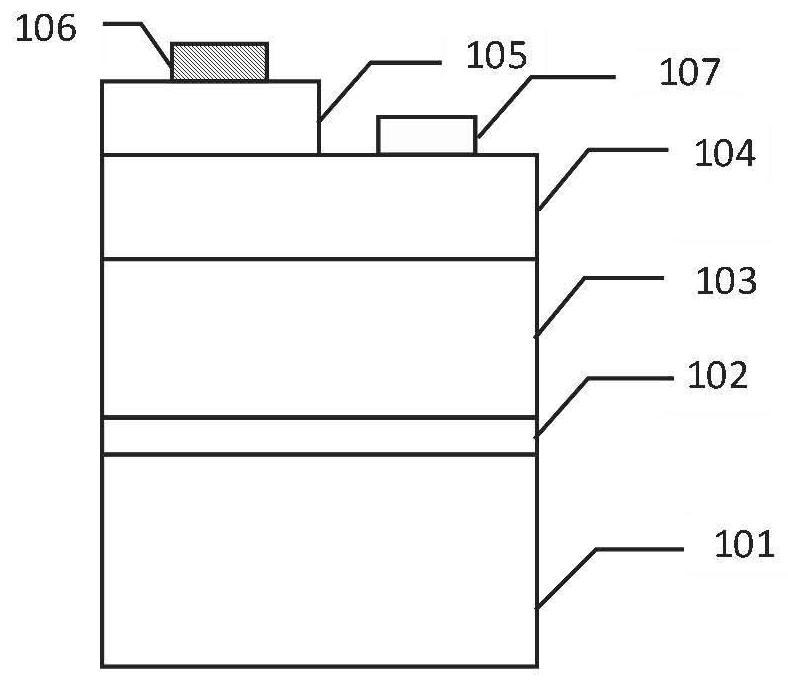 Schottky diode for weak energy collection and preparation method thereof