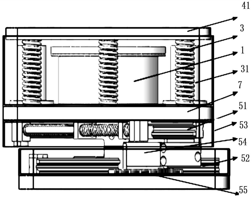 Low-frequency high-bearing-capacity three-dimensional vibration isolation or shock isolation shock resistance support