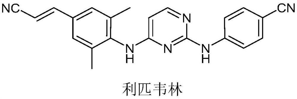 Intermediate for synthesizing rilpivirine, synthesis method thereof and synthesis method of rilpivirine