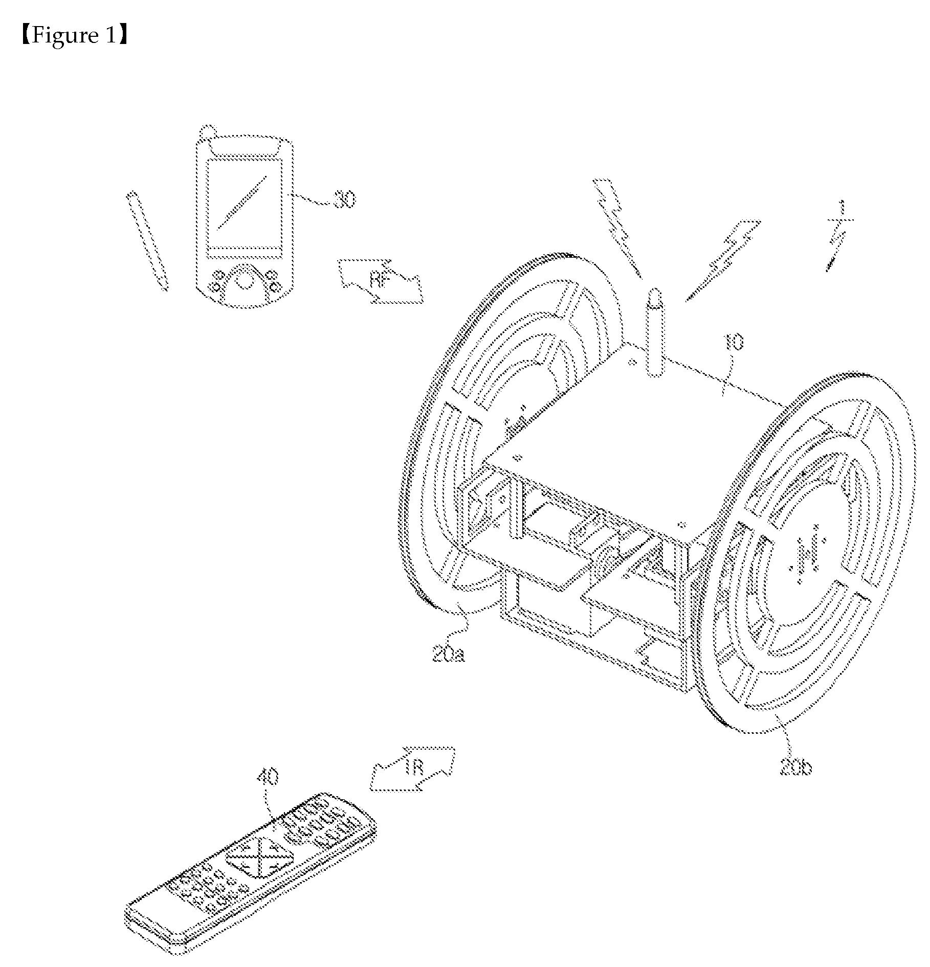 Small mobile robot with built-in auxiliary wheel for overcoming topography