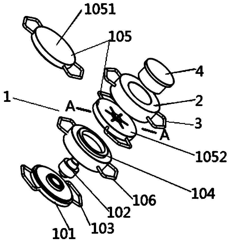 Packer rubber barrel die device and rubber barrel preparing method