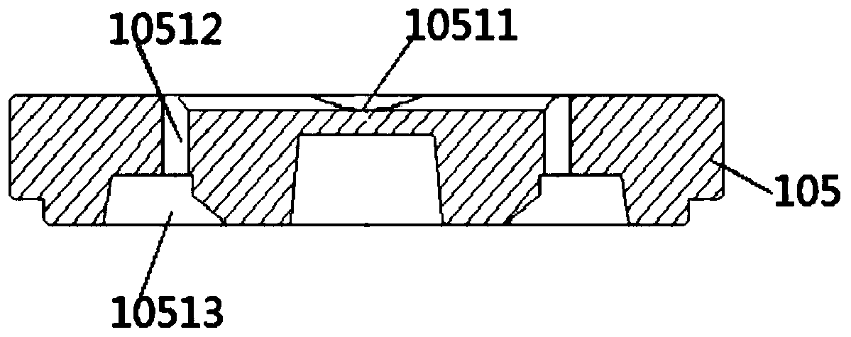 Packer rubber barrel die device and rubber barrel preparing method