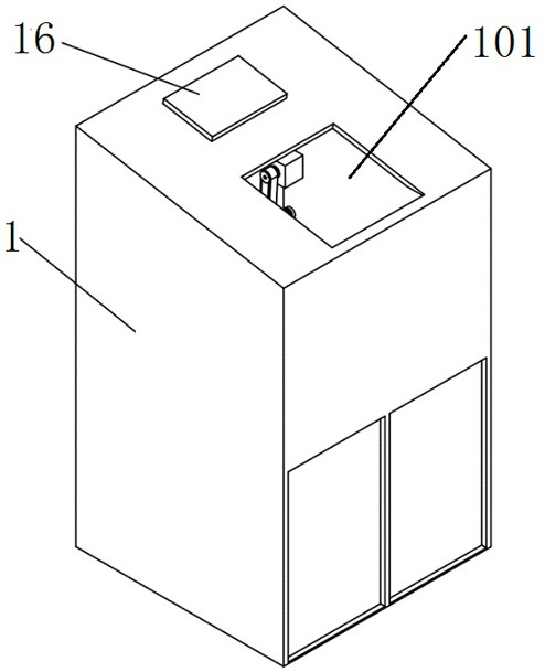 Garbage classification throwing system and method