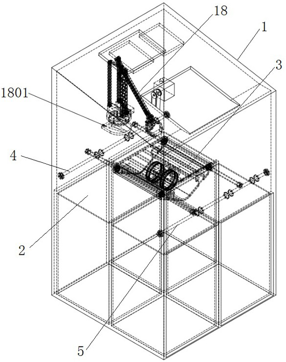 Garbage classification throwing system and method