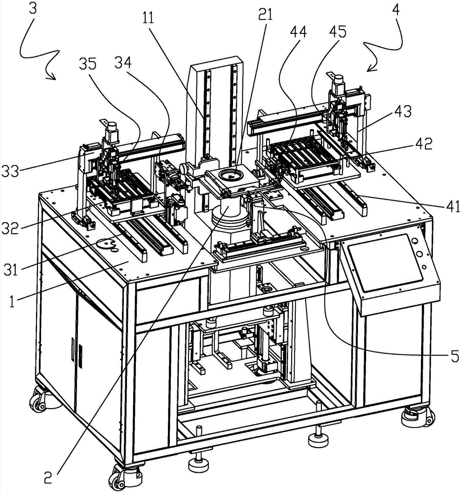 Automatic true circle detection and classified storage device for optical lens