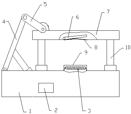 A shell type capacitor marking printing device