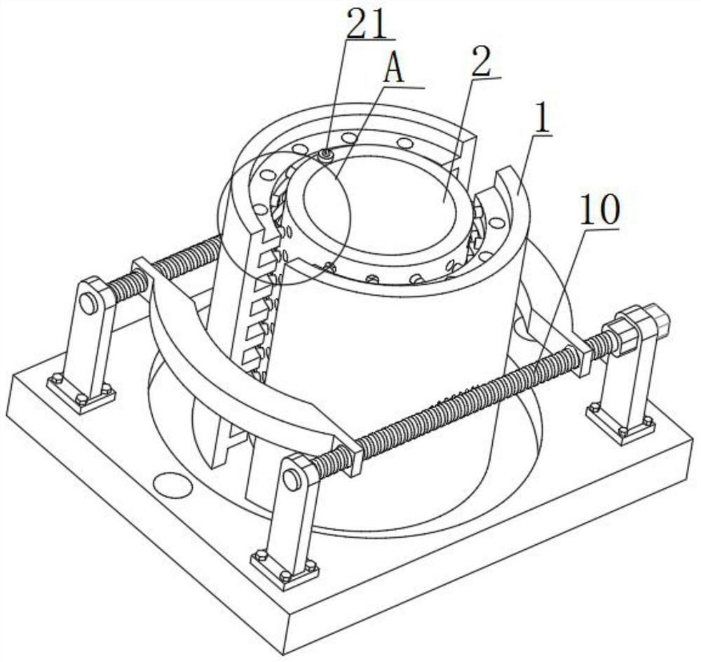 Double-wall corrugated pipe preparation mold wide in application range and corrugated pipe preparation method