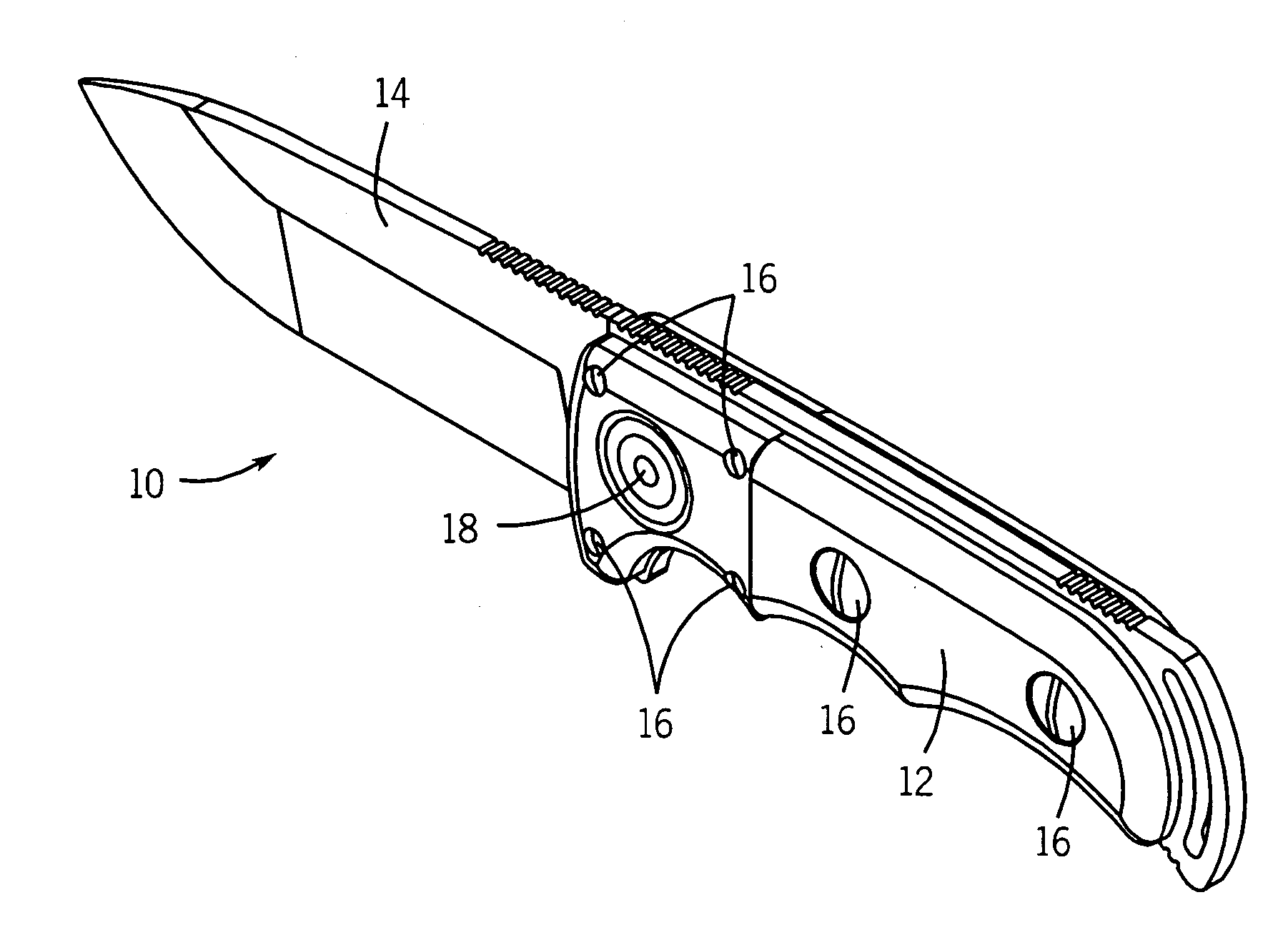 Exchangeable blade knife