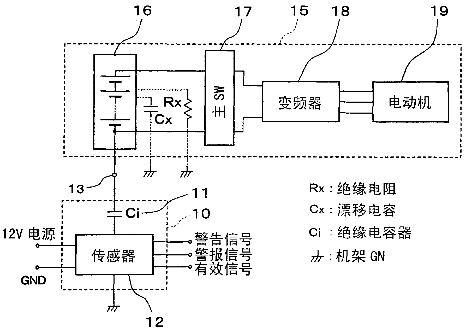 Insulation-degradation detecting device