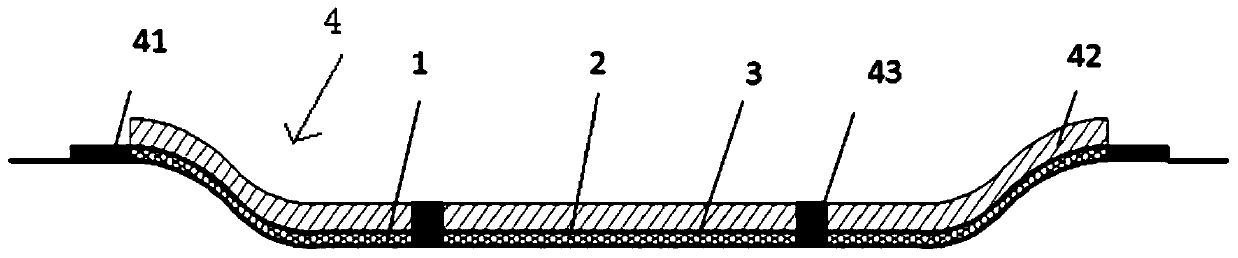 A rail transit vehicle body skirt structure and its forming method